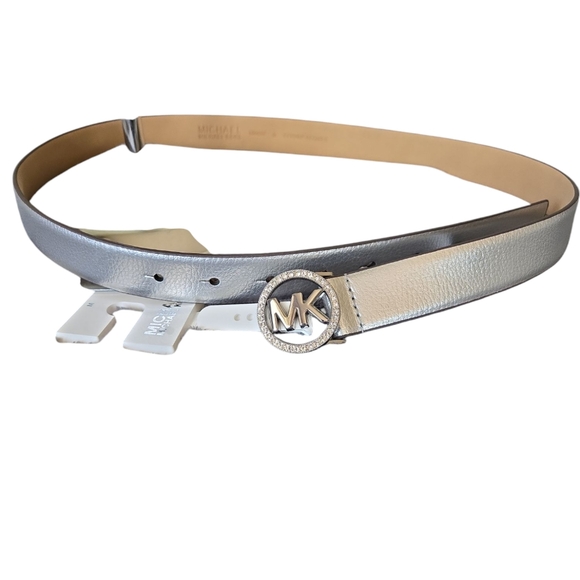 MICHAEL Michael Kors Accessories - Michael Kors Silver Women's Belt